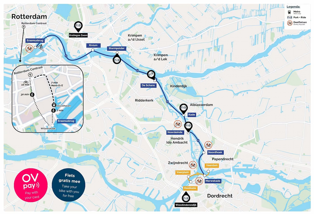 Waterbus Service Map 2026